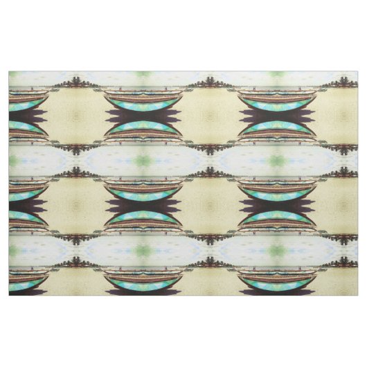 Boote auf tropischem Strandmuster Stoff (Fat Quarter (45,7 x 55,9 cm))
