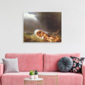 Boote aus Dieppe, die aus dem Fischfang zurückkehr Leinwanddruck (Insitu (Wohnzimmer))