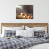 Boote aus Dieppe, die aus dem Fischfang zurückkehr Leinwanddruck (Insitu (Schlafzimmer))