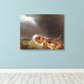 Boote aus Dieppe, die aus dem Fischfang zurückkehr Leinwanddruck (Insitu (Holzboden))