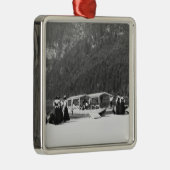 Boote bei Konigssee, c.1910 Silbernes Ornament (Rechts)