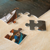Boote bei Porlock Weir Fotografie Puzzle (Seite)