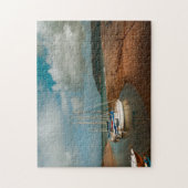 Boote bei Porlock Weir Fotografie Puzzle (Vertikal)