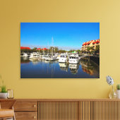 Boote bei Shelter Cove Marina Hilton Head Island S Leinwanddruck (Insitu (Wohnzimmer))