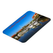 Boote bei Shelter Cove Marina Hilton Head Island S Magnet (Linke Seite)