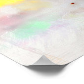 Boote bei Sonnenuntergang Poster (Ecke)