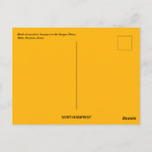 Boote bei Sunset am Ganges River Indien Postkarte (Rückseite)