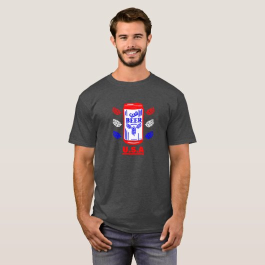 Boote, Biere, Dose, T-Shirt (Vorne ganz)