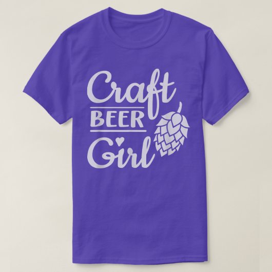 Boote Biere Girl Hops T-Shirt (Design vorne)