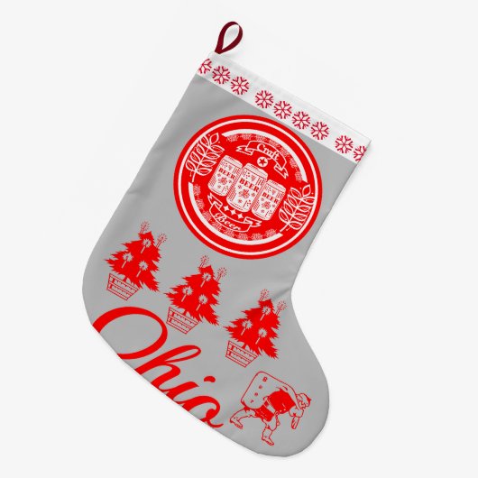 Boote Biere Weihnachten Ohio - Bier Cans R G W Großer Weihnachtsstrumpf (Vorderansicht (hängend))