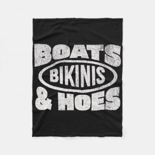 Boote Bikinis Und Häschen Bootsliebe Bootfahren Kr Fleecedecke