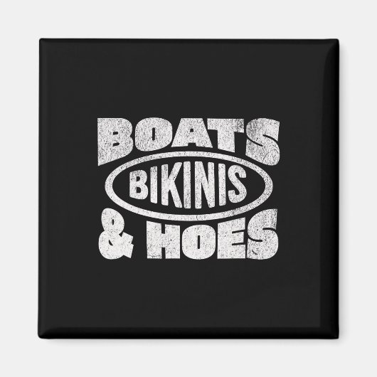 Boote Bikinis Und Hühner Boot Liebe Bootfahren Kre Magnet (Vorne)