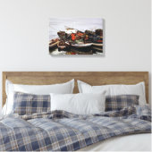 Boote des Fischfangs/Fishing boats Leinwanddruck (Insitu (Schlafzimmer))