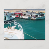 Boote des Roten Meeres Postkarte (Vorderseite)
