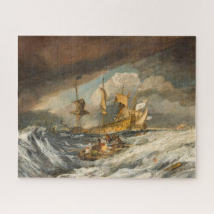 Boote, die Anker ausbringen...Krieg von Turner Puzzle