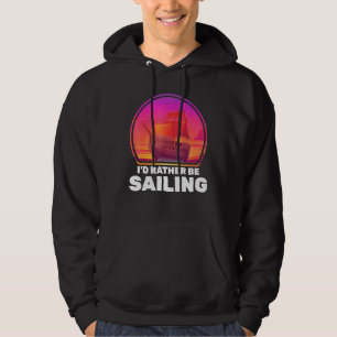 Boote, die ich eher segeln Schifffahrt Kapitän Hoodie