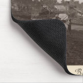 Boote, die Reis auf dem Fluss Thanlwin Mousepad (Ecke)