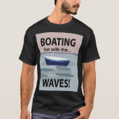 Boote, die Segelboot fahren, vergnügen sich mit de T-Shirt (Vorderseite)