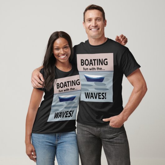 Boote, die Segelboot fahren, vergnügen sich mit de T-Shirt (Unisex)