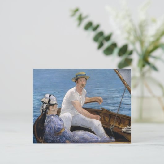 Boote | Édouard Manet Postkarte (Stehend Vorderseite)