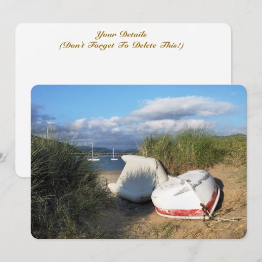 BOOTE Einladung (Vorne/Hinten)