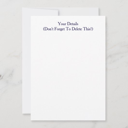 BOOTE EINLADUNG (Rückseite)