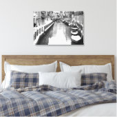 Boote entlang eines Kanals in der italienischen St Leinwanddruck (Insitu (Schlafzimmer))