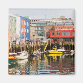 Boote gegossen | Portland, Maine Magnet (Vorne)