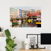 Boote gegossen | Portland, Maine Poster (Heimbüro)