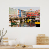Boote gegossen | Portland, Maine Poster (Küche)
