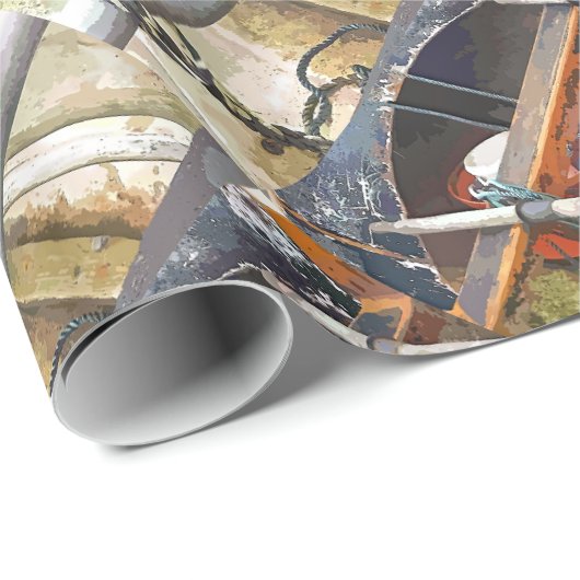 BOOTE GESCHENKPAPIER (Rolleneckpunkt)