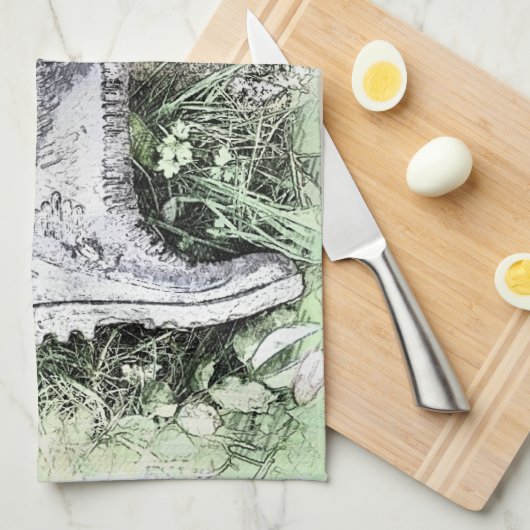 BOOTE GESCHIRRTUCH (Viertel Falte)