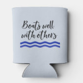 Boote gut mit anderen Waves Lake Beach Dosenkühler (Rückseite)