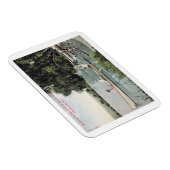 Boote, Highlands, NJ, Vintag Magnet (Rechte Seite)