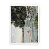 Boote, Highlands, NJ, Vintag Magnet (Vertikal)