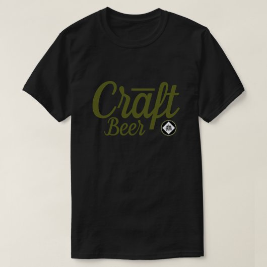 Boote - Hopfen Symbol Ver.2 Grün T-Shirt (Design vorne)