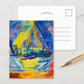 Boote im Abend Sun | Fritz Schaefler Postkarte