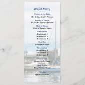Boote im Bridgetown Barbados Hochzeitsprogramm Programm (Rückseite)