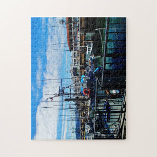Boote im Dock Puzzle