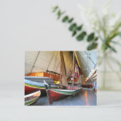 Boote im "Fram museum" Oslo Postkarte (Stehend Vorderseite)