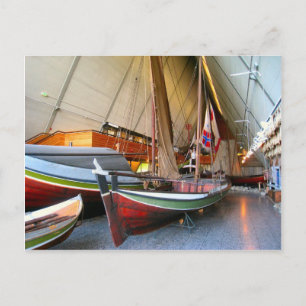 Boote im "Fram museum" Oslo Postkarte