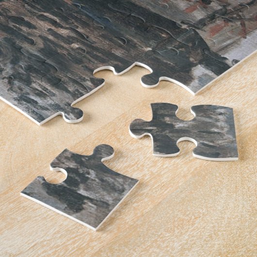 Boote im Hafen Monet Fine Art Puzzle (Seite)