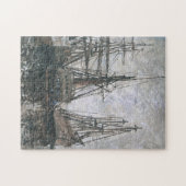 Boote im Hafen Monet Fine Art Puzzle (Horizontal)