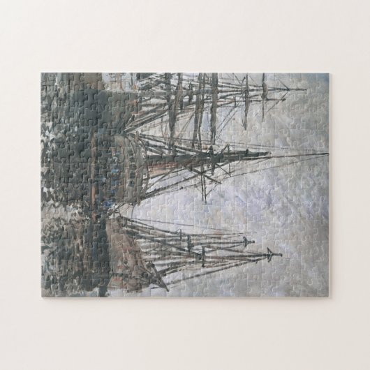 Boote im Hafen Monet Fine Art Puzzle (Horizontal)