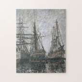 Boote im Hafen Monet Fine Art Puzzle (Vertikal)