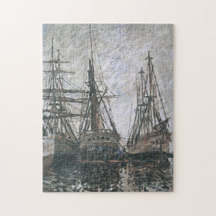Boote im Hafen Monet Fine Art Puzzle