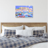 Boote im Hafen, St. Ives Leinwanddruck (Insitu (Schlafzimmer))