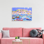 Boote im Hafen, St. Ives Leinwanddruck (Insitu (Wohnzimmer))