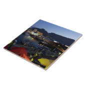 Boote im Hafen, Südafrika Fliese (Seite)