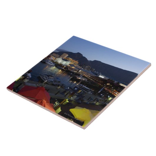 Boote im Hafen, Südafrika Fliese (Seite)